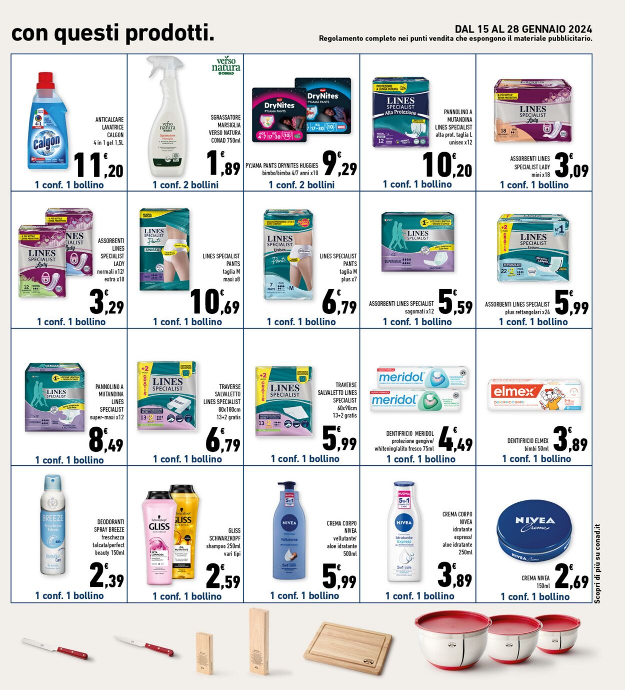 Volantino Conad 10.01.2024 - 21.01.2024