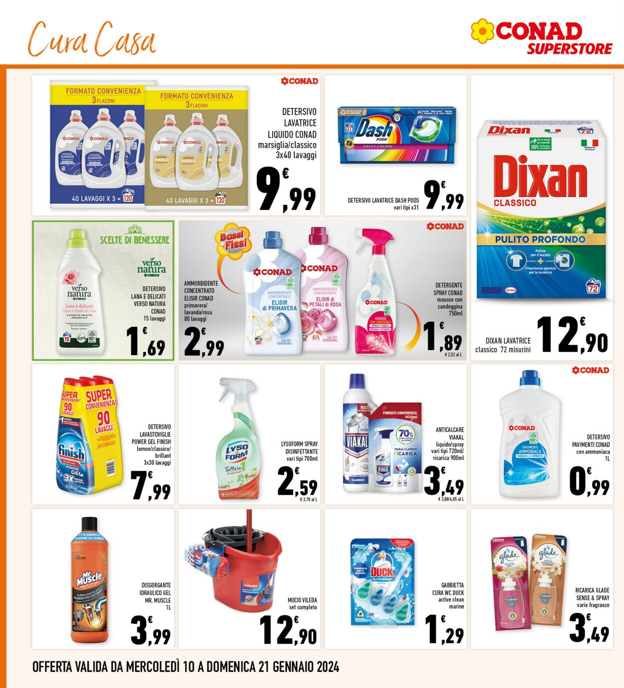 Volantino Conad 10.01.2024 - 21.01.2024