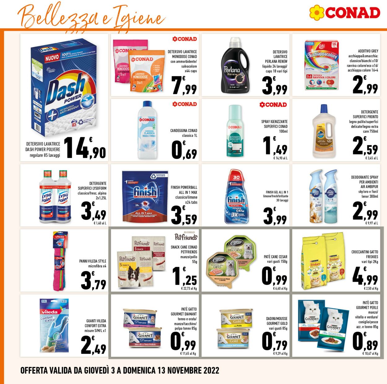 Volantino Conad 03.10.2022 - 12.11.2022