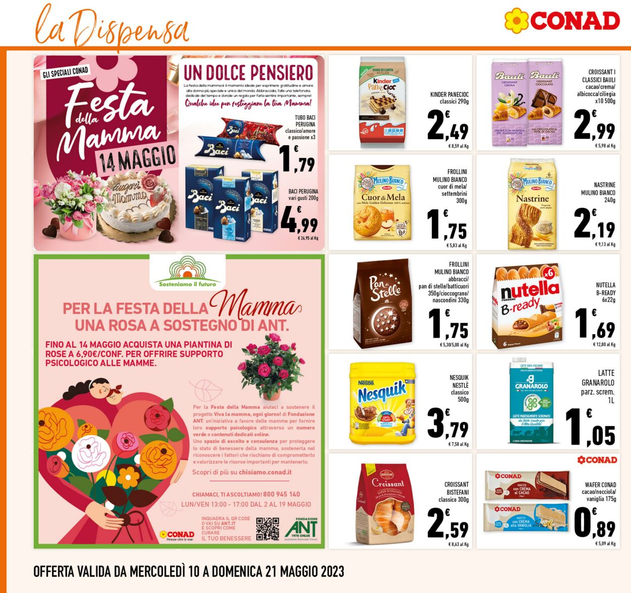 Volantino Conad 10.05.2023 - 21.05.2023