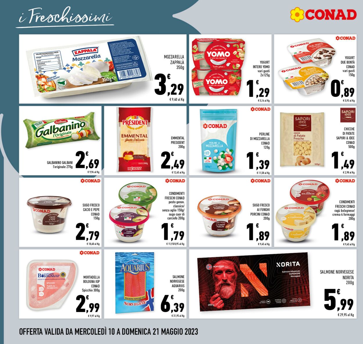 Volantino Conad 10.05.2023 - 21.05.2023