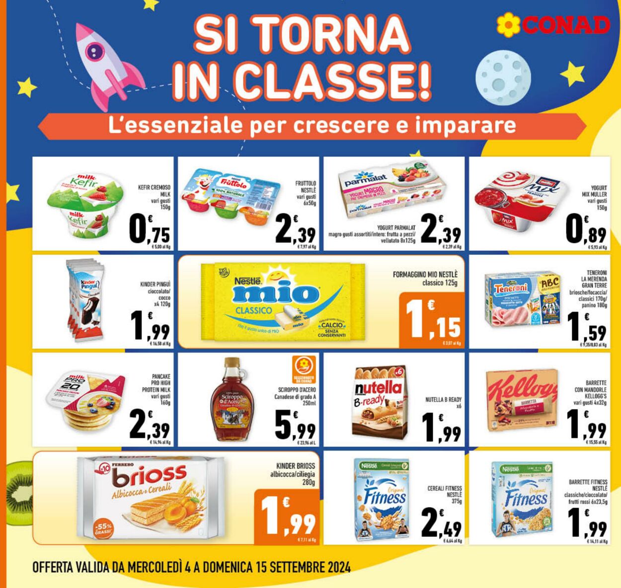 Volantino Conad 04.09.2024 - 15.09.2024