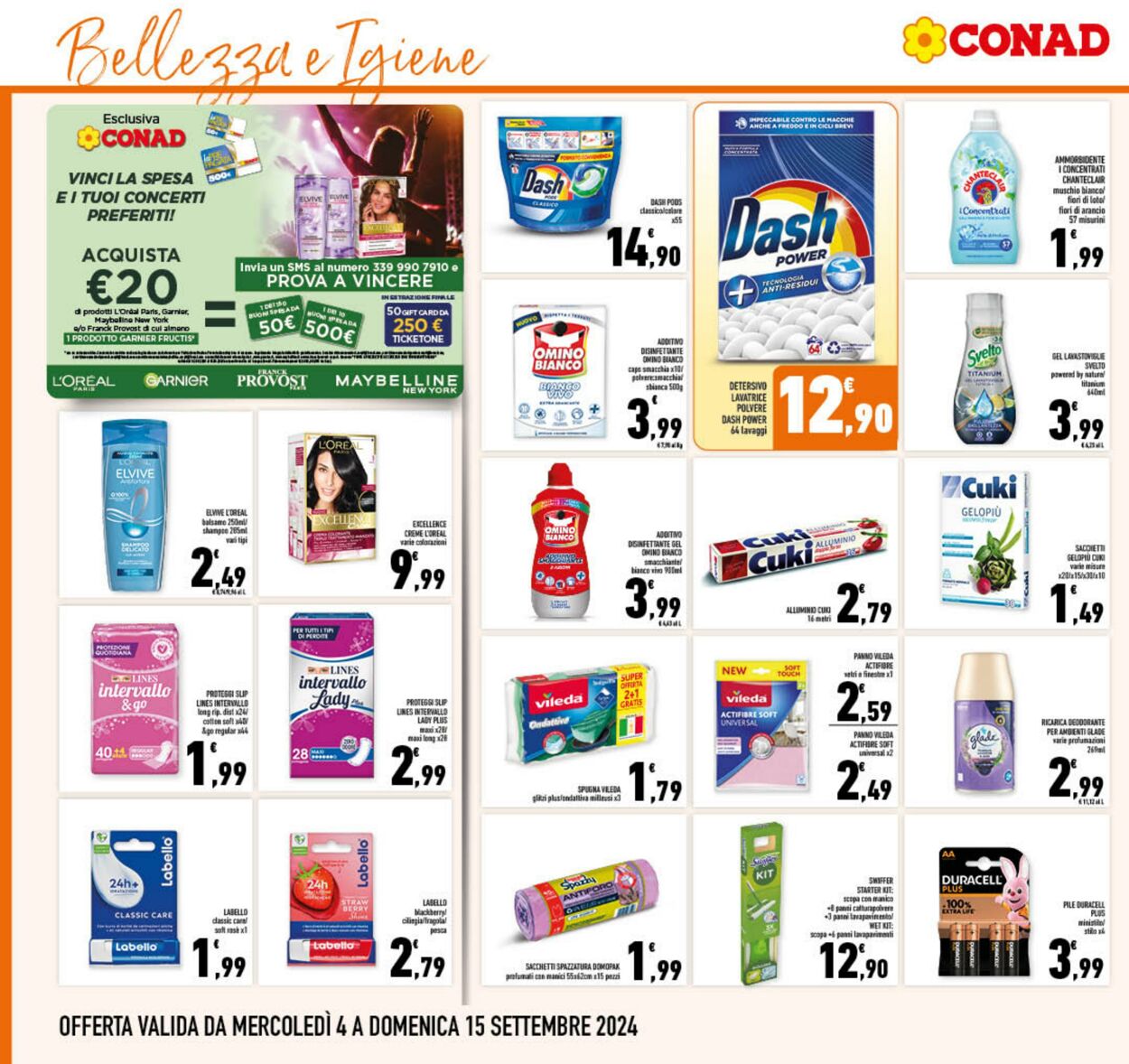 Volantino Conad 04.09.2024 - 15.09.2024