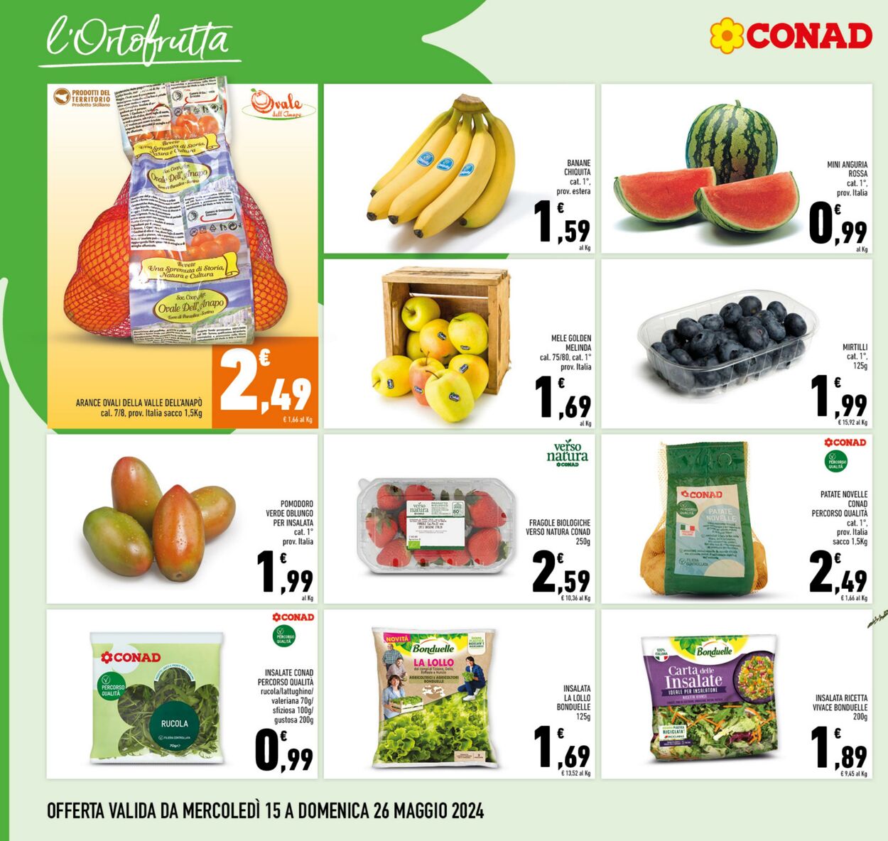 Volantino Conad 15.05.2024 - 26.05.2024