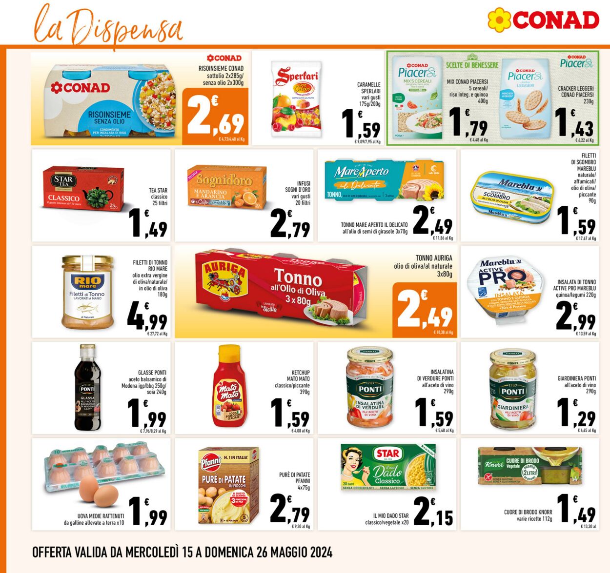 Volantino Conad 15.05.2024 - 26.05.2024