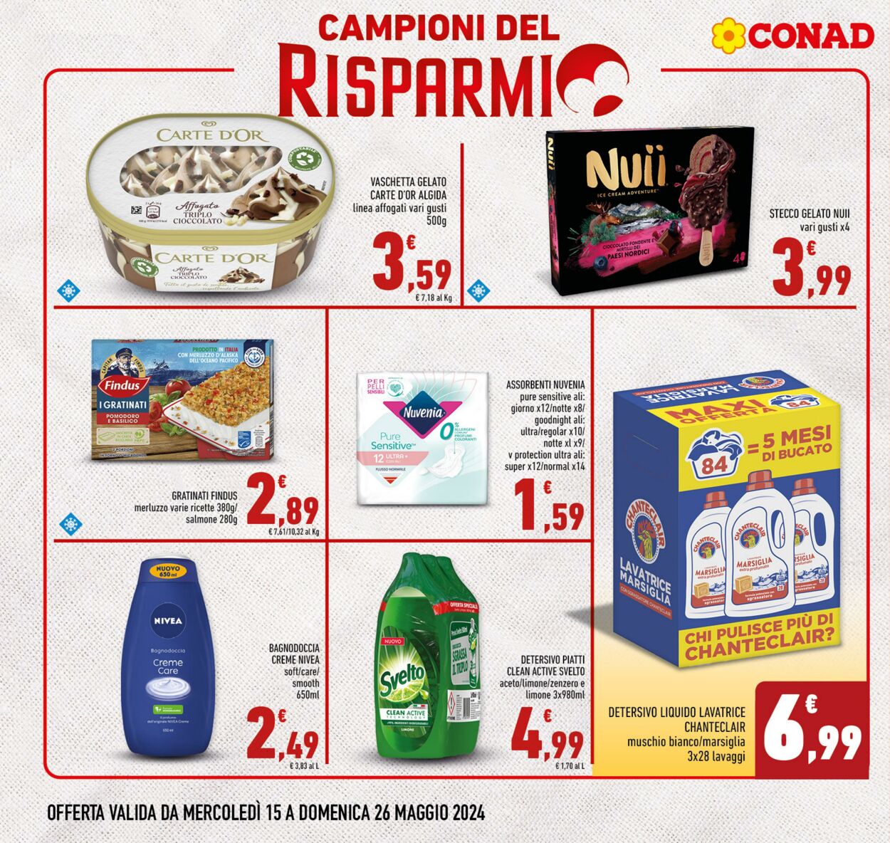 Volantino Conad 15.05.2024 - 26.05.2024