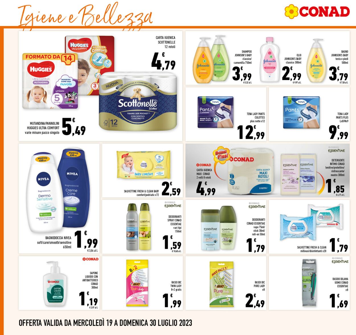 Volantino Conad 19.07.2023 - 30.07.2023