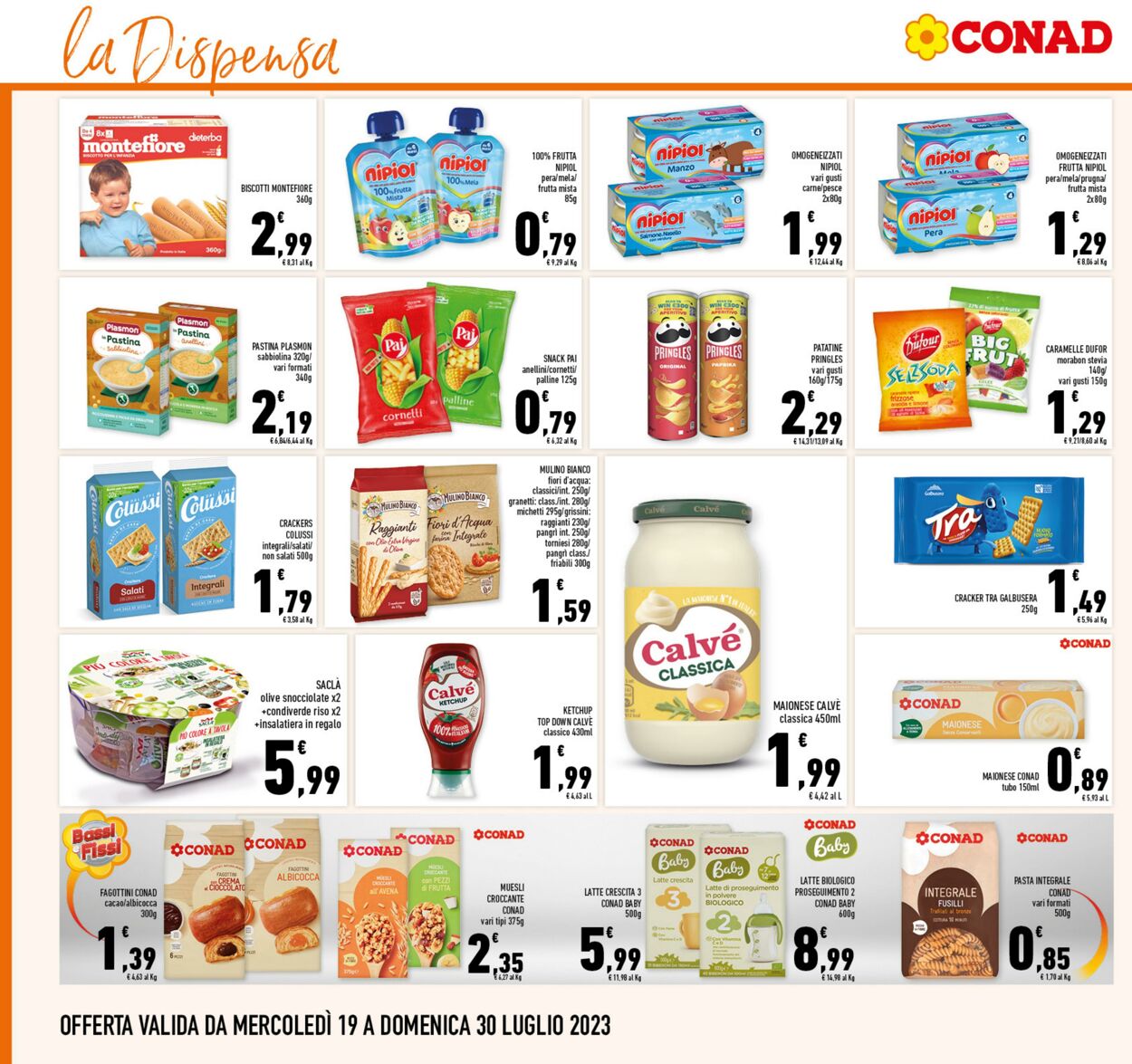 Volantino Conad 19.07.2023 - 30.07.2023