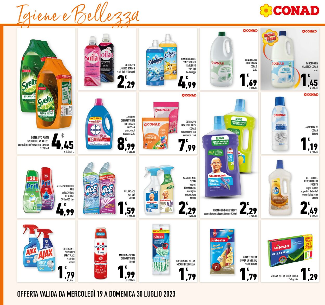 Volantino Conad 19.07.2023 - 30.07.2023