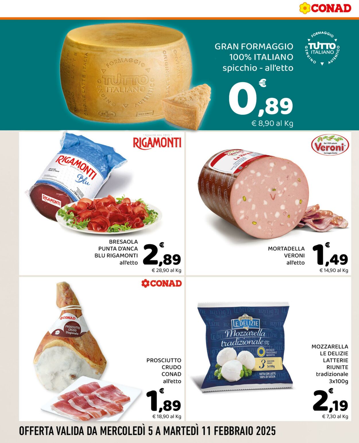 Volantino Conad 05.02.2025 - 11.02.2025