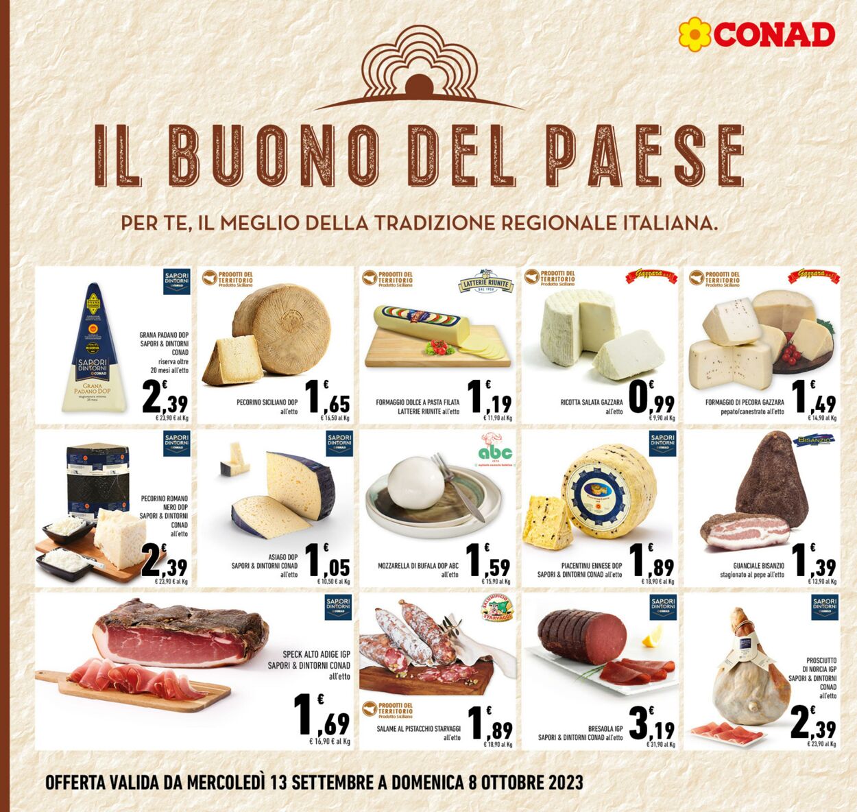 Volantino Conad 13.09.2023 - 24.09.2023