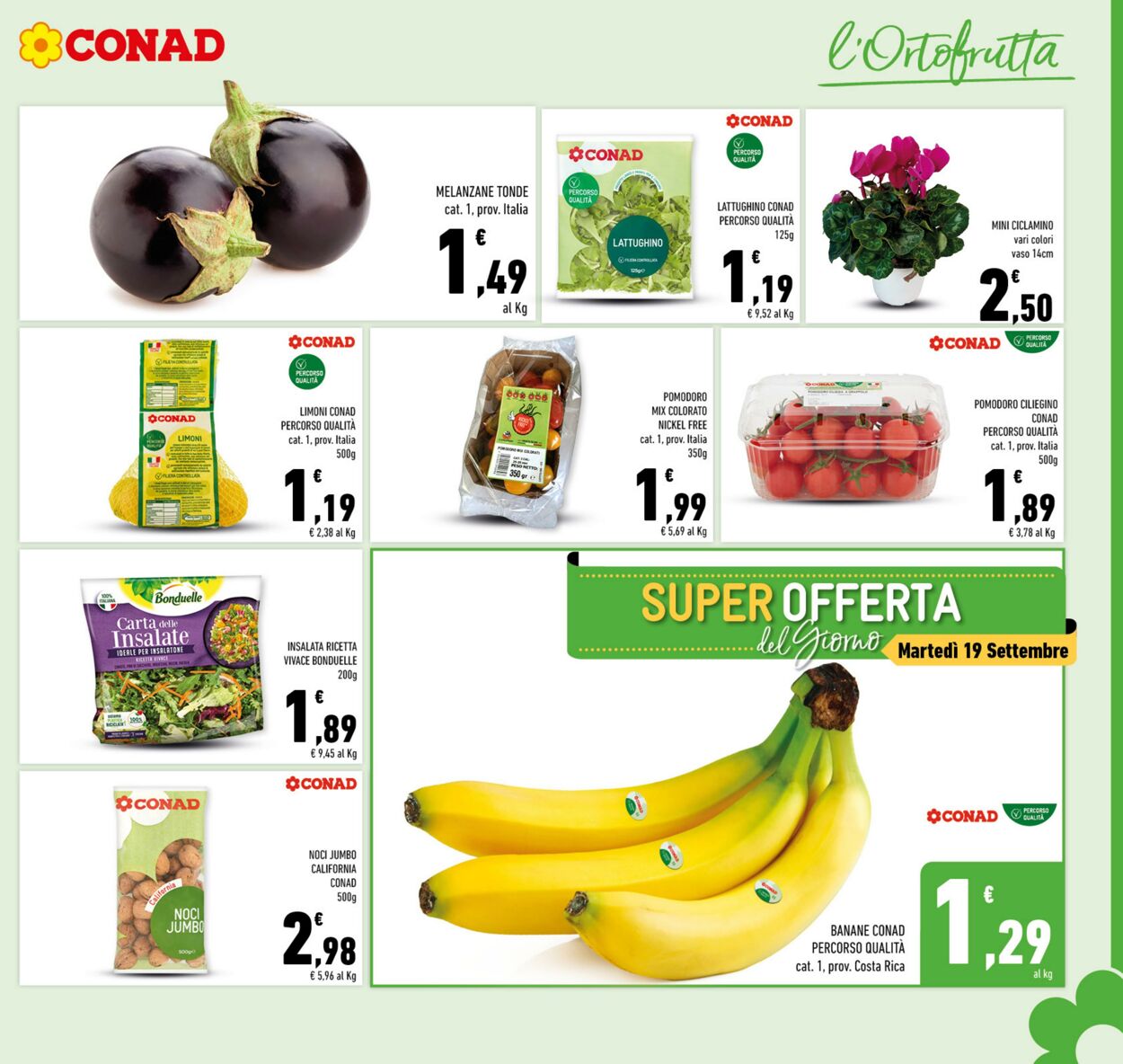 Volantino Conad 13.09.2023 - 24.09.2023