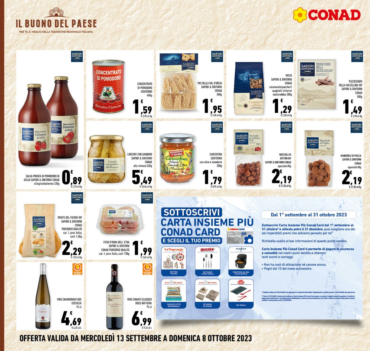 Volantino Conad 13.09.2023 - 24.09.2023