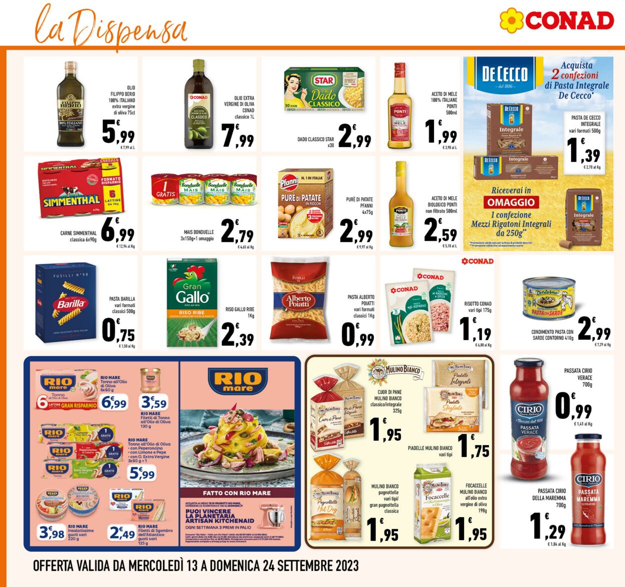 Volantino Conad 13.09.2023 - 24.09.2023