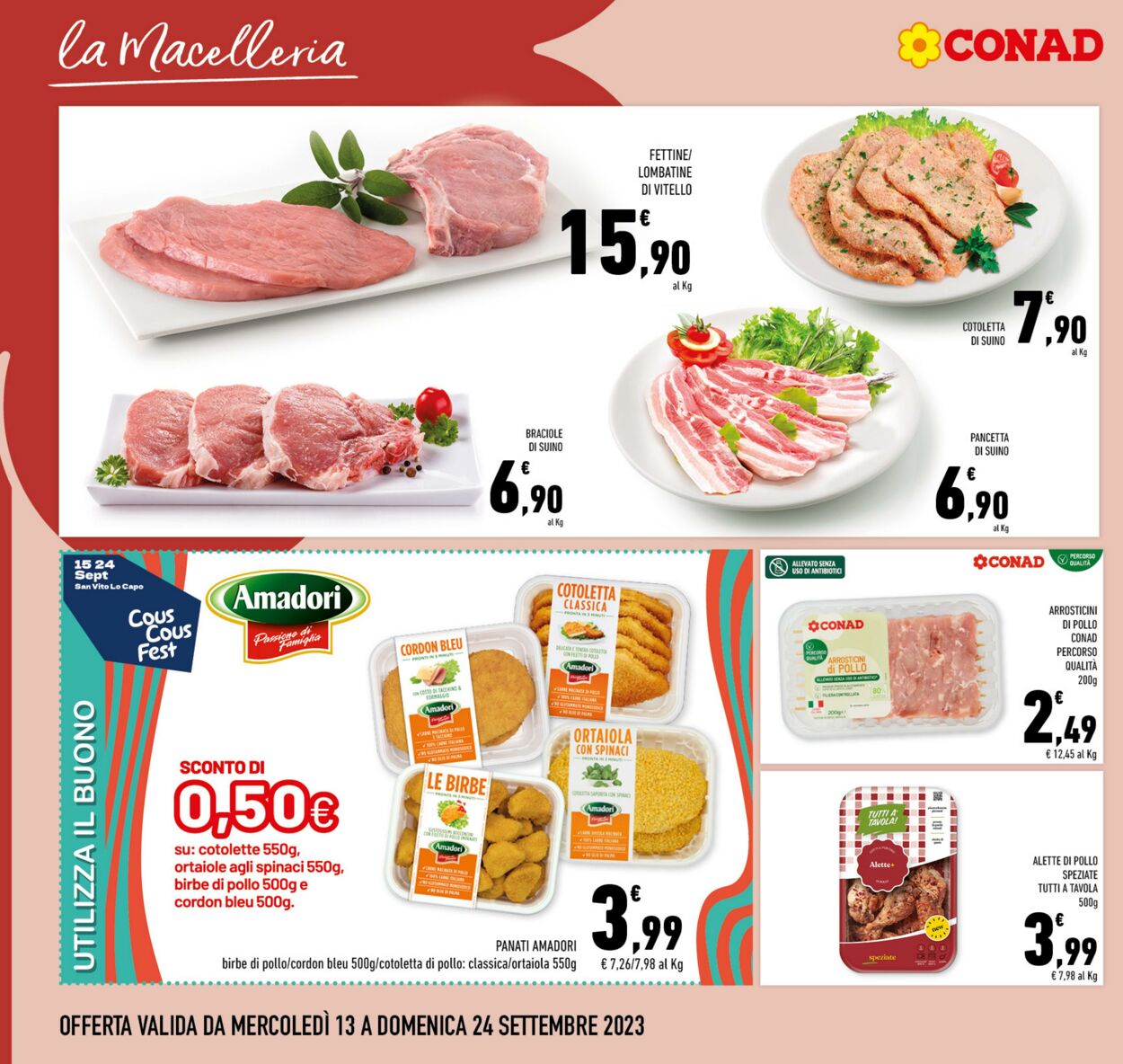 Volantino Conad 13.09.2023 - 24.09.2023