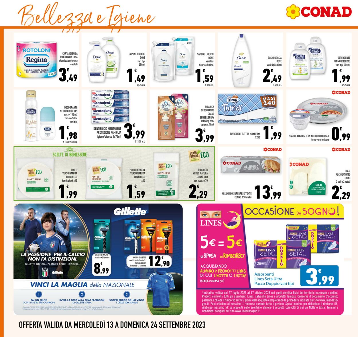 Volantino Conad 13.09.2023 - 24.09.2023