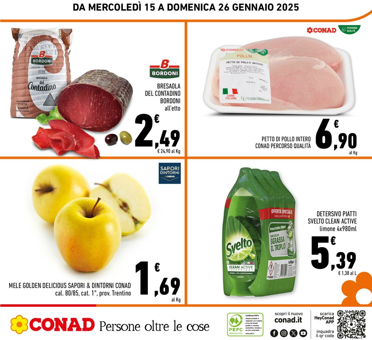 Volantino Conad 15.01.2025 - 26.01.2025