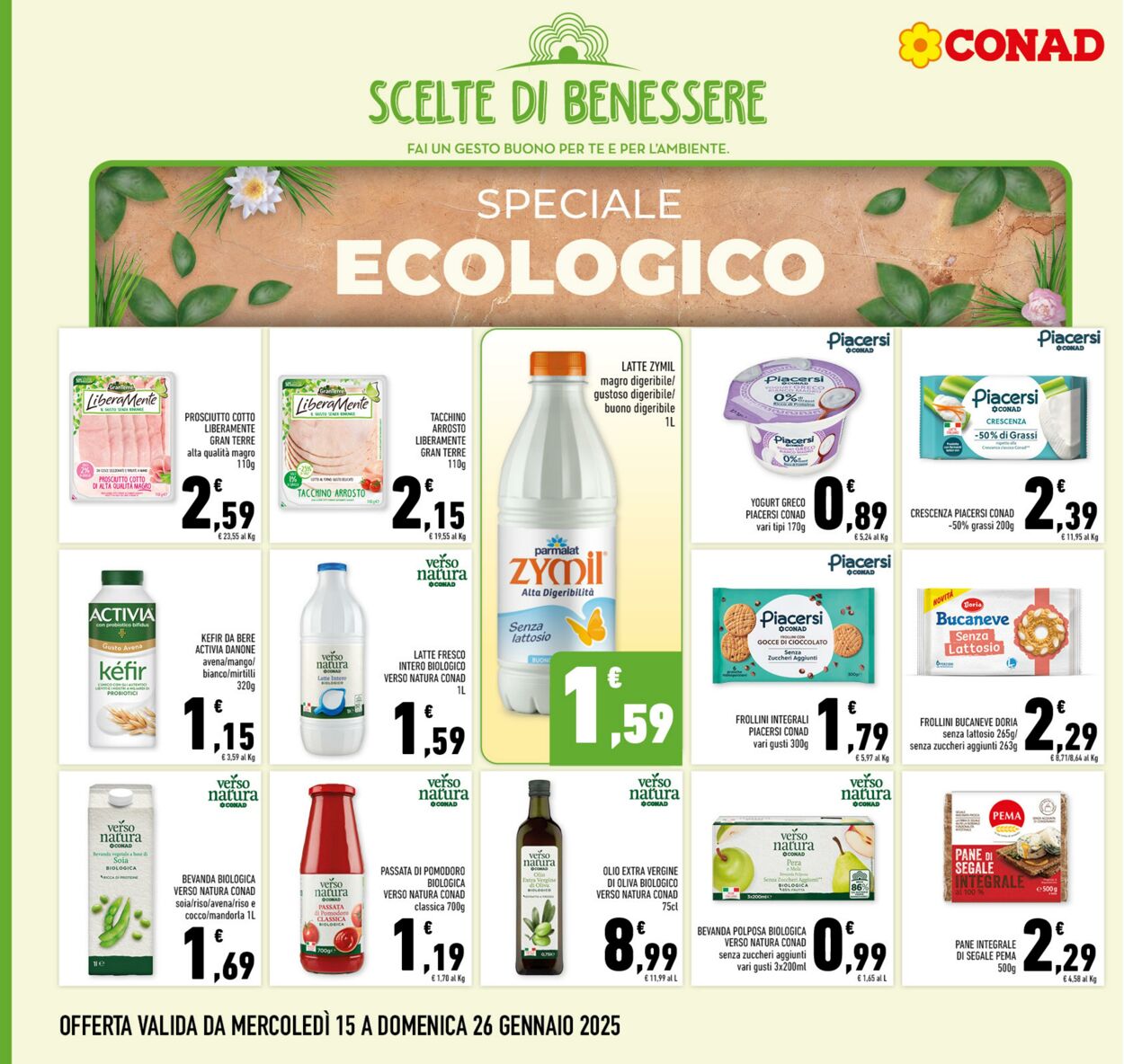 Volantino Conad 15.01.2025 - 26.01.2025