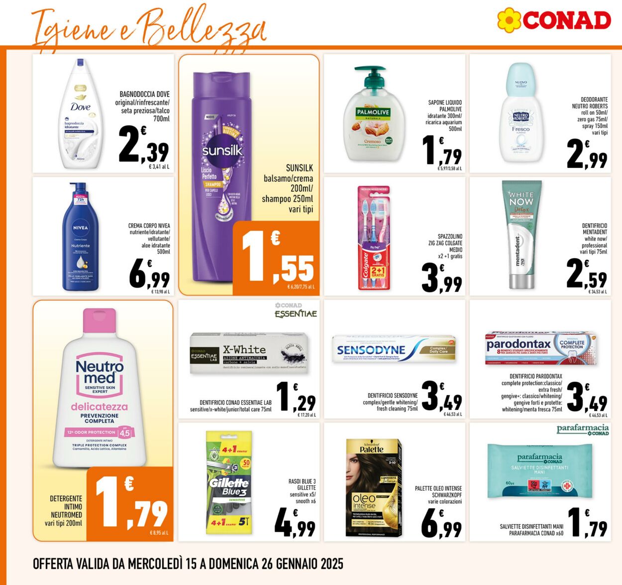 Volantino Conad 15.01.2025 - 26.01.2025