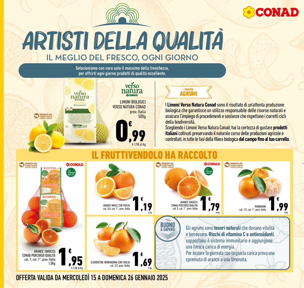 Volantino Conad 15.01.2025 - 26.01.2025