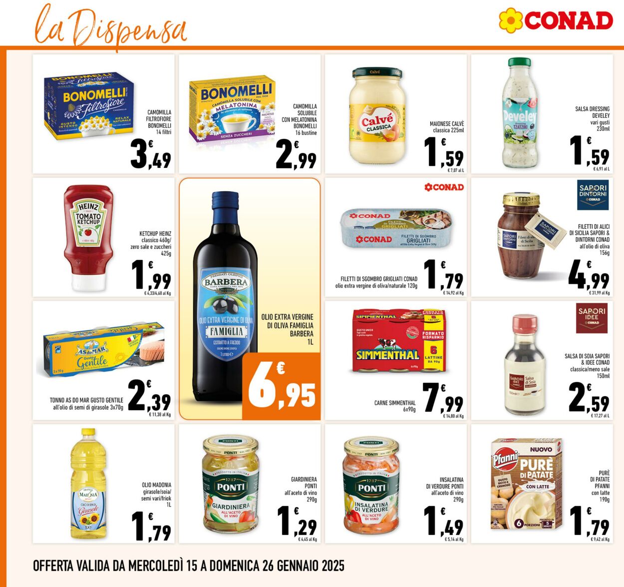 Volantino Conad 15.01.2025 - 26.01.2025