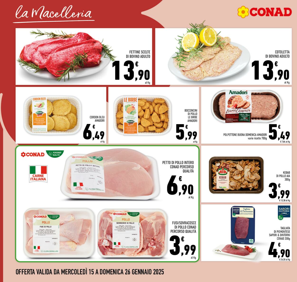 Volantino Conad 15.01.2025 - 26.01.2025