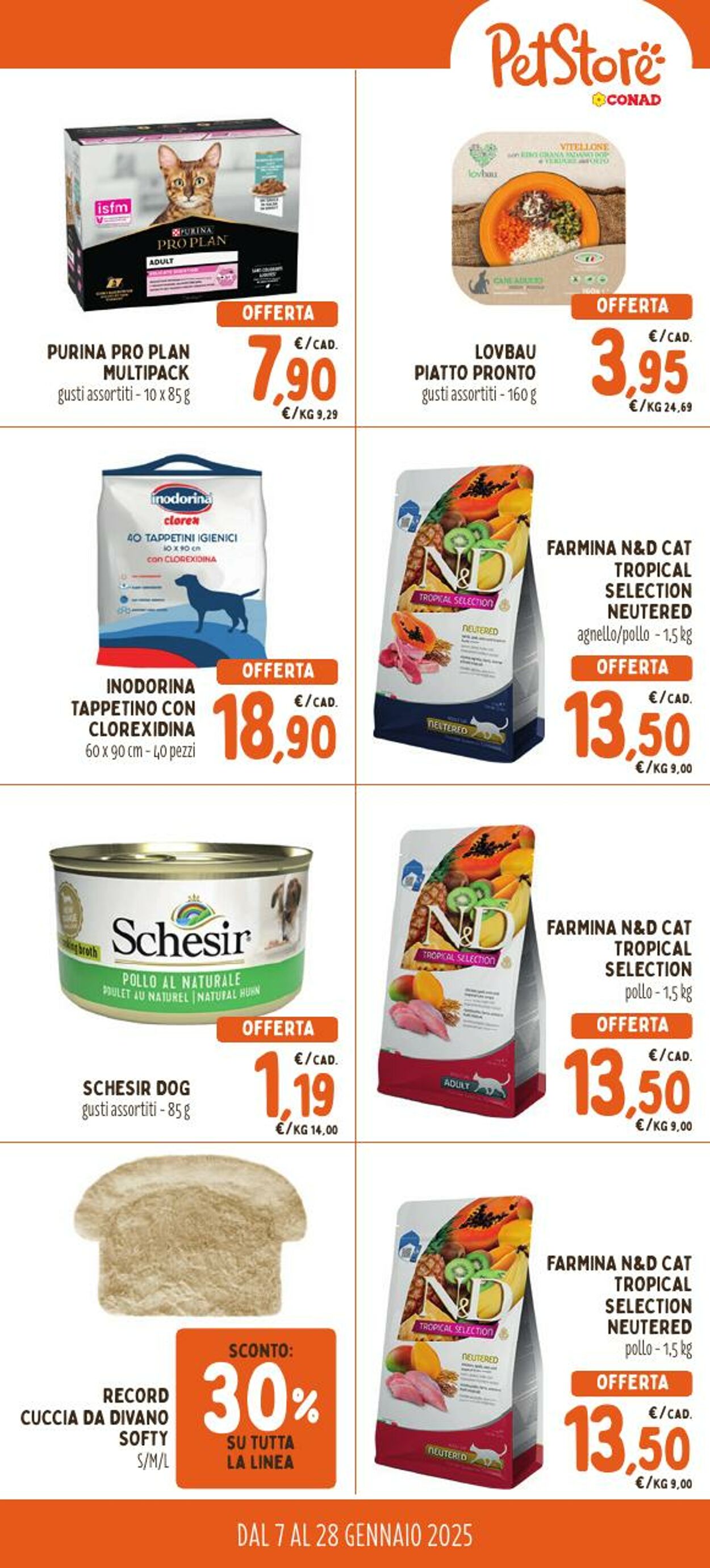 Volantino Conad 07.01.2025 - 28.01.2025