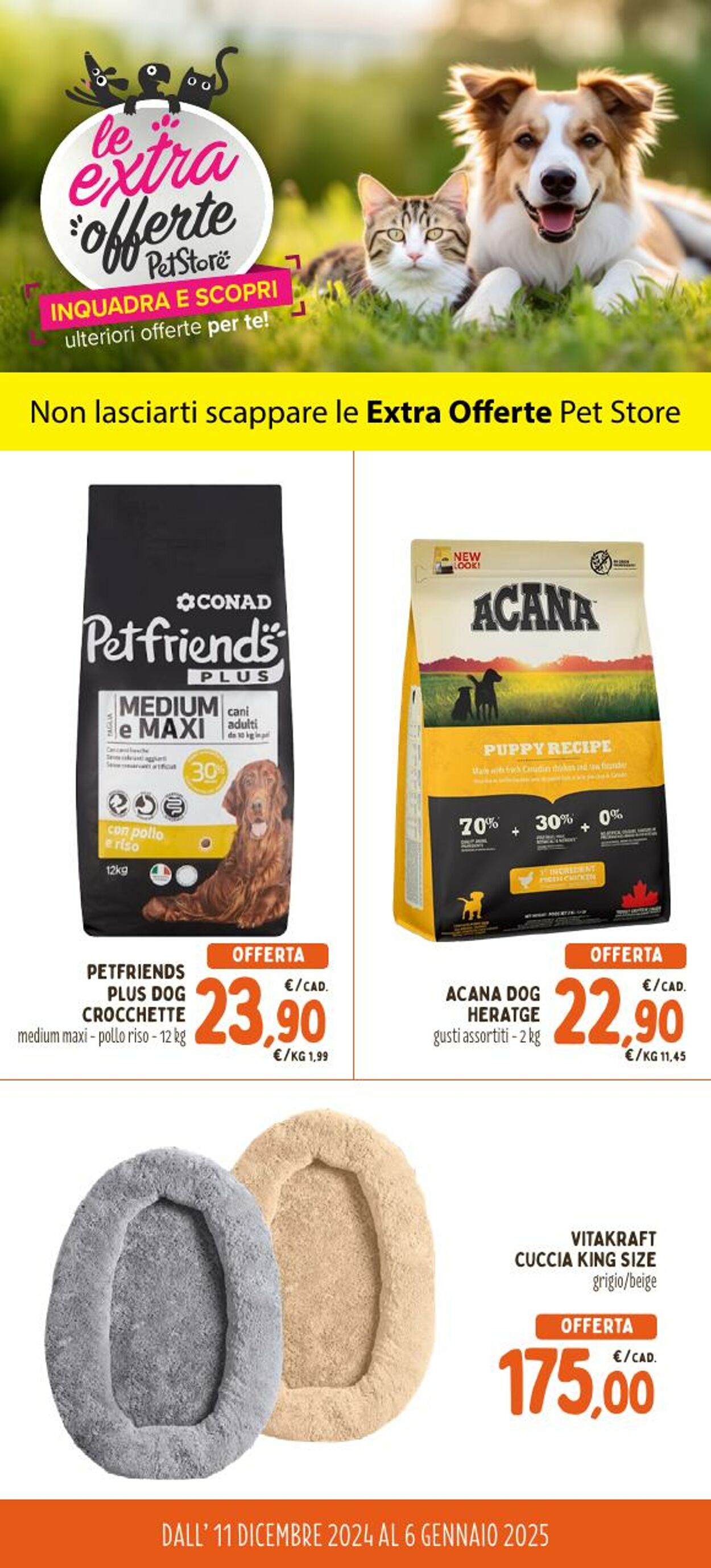 Volantino Conad 11.12.2024 - 06.01.2025