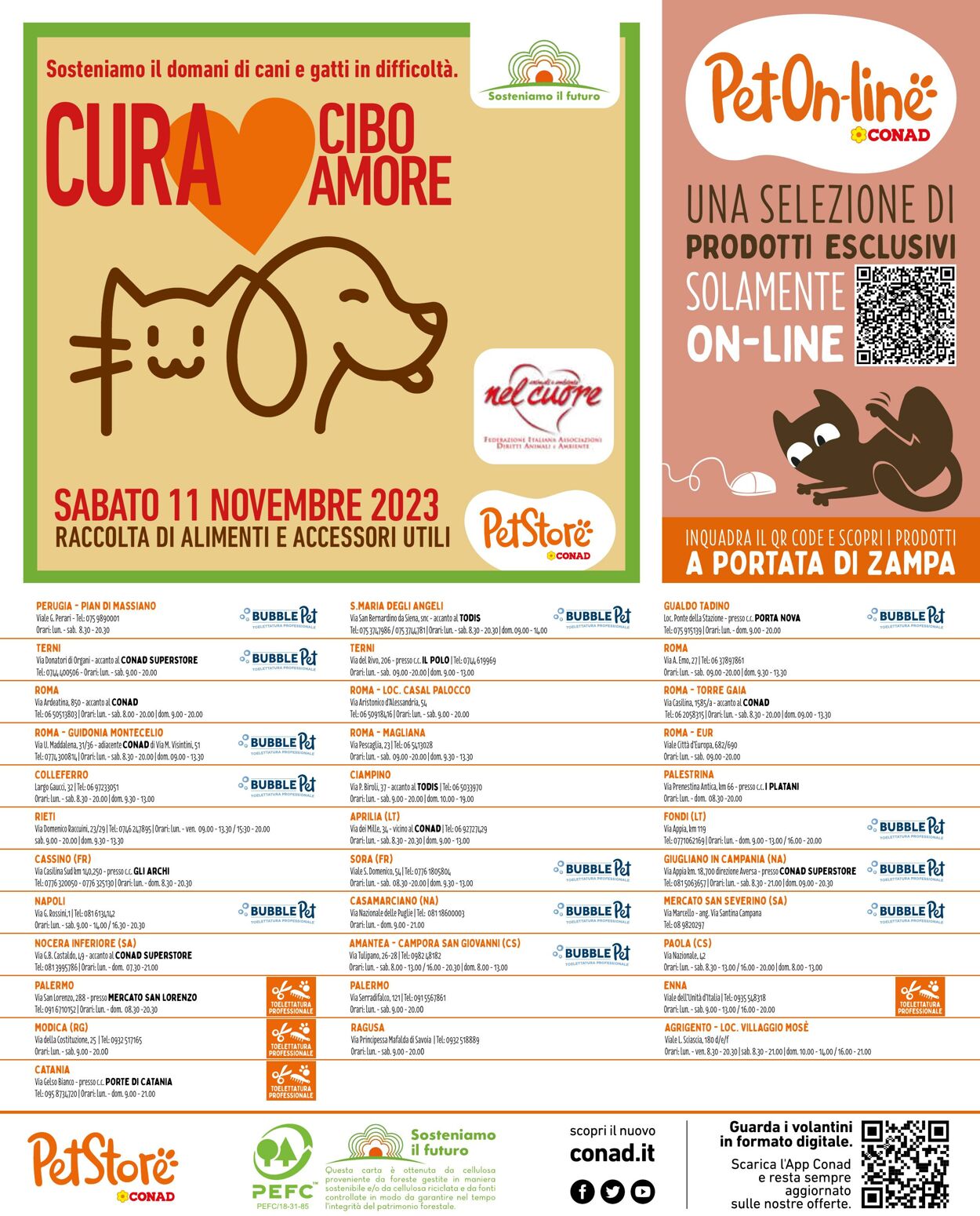 Volantino Conad 09.11.2023 - 03.12.2023