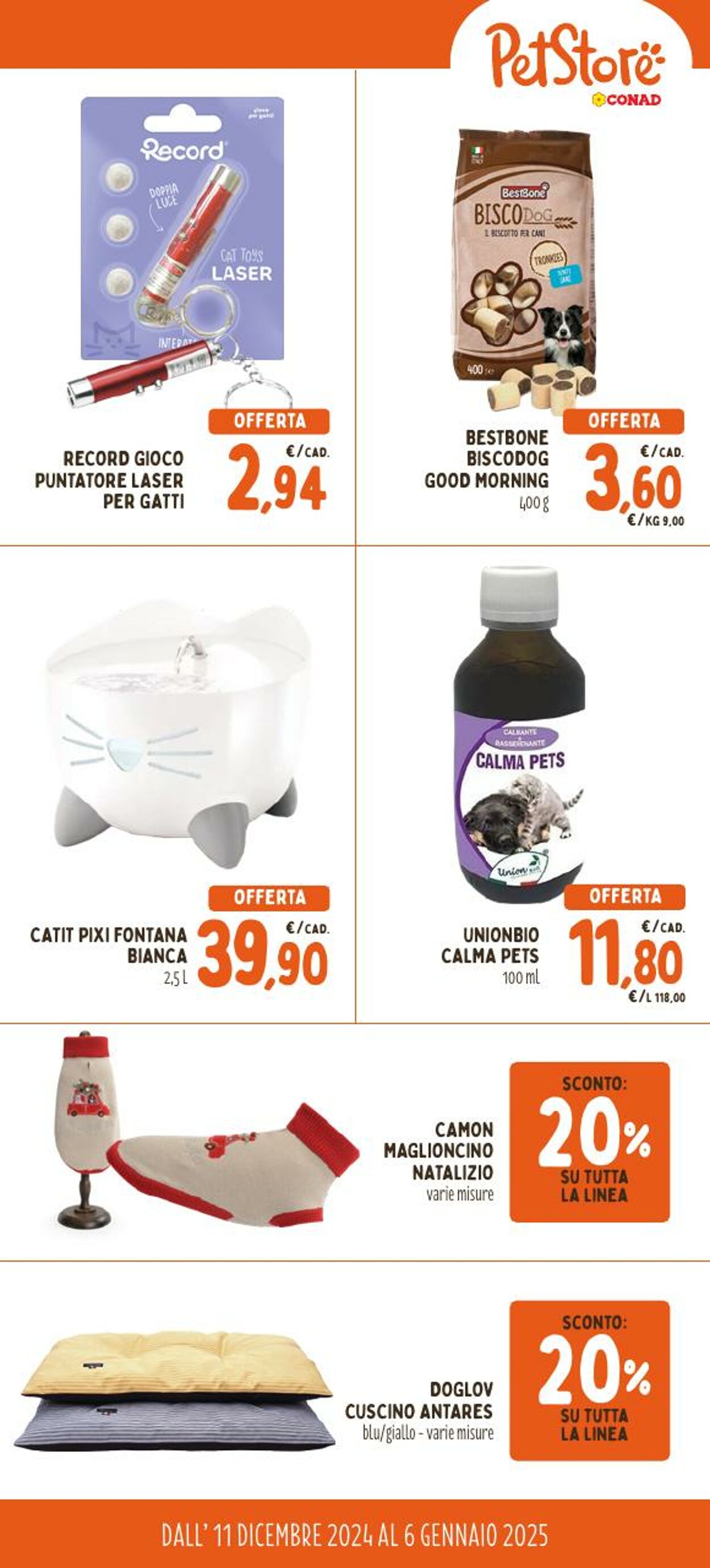 Volantino Conad 11.12.2024 - 06.01.2025