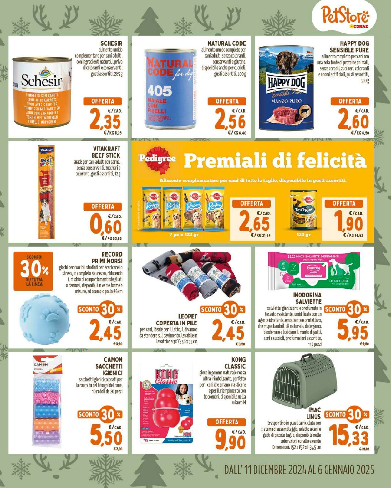 Volantino Conad 11.12.2024 - 06.01.2025