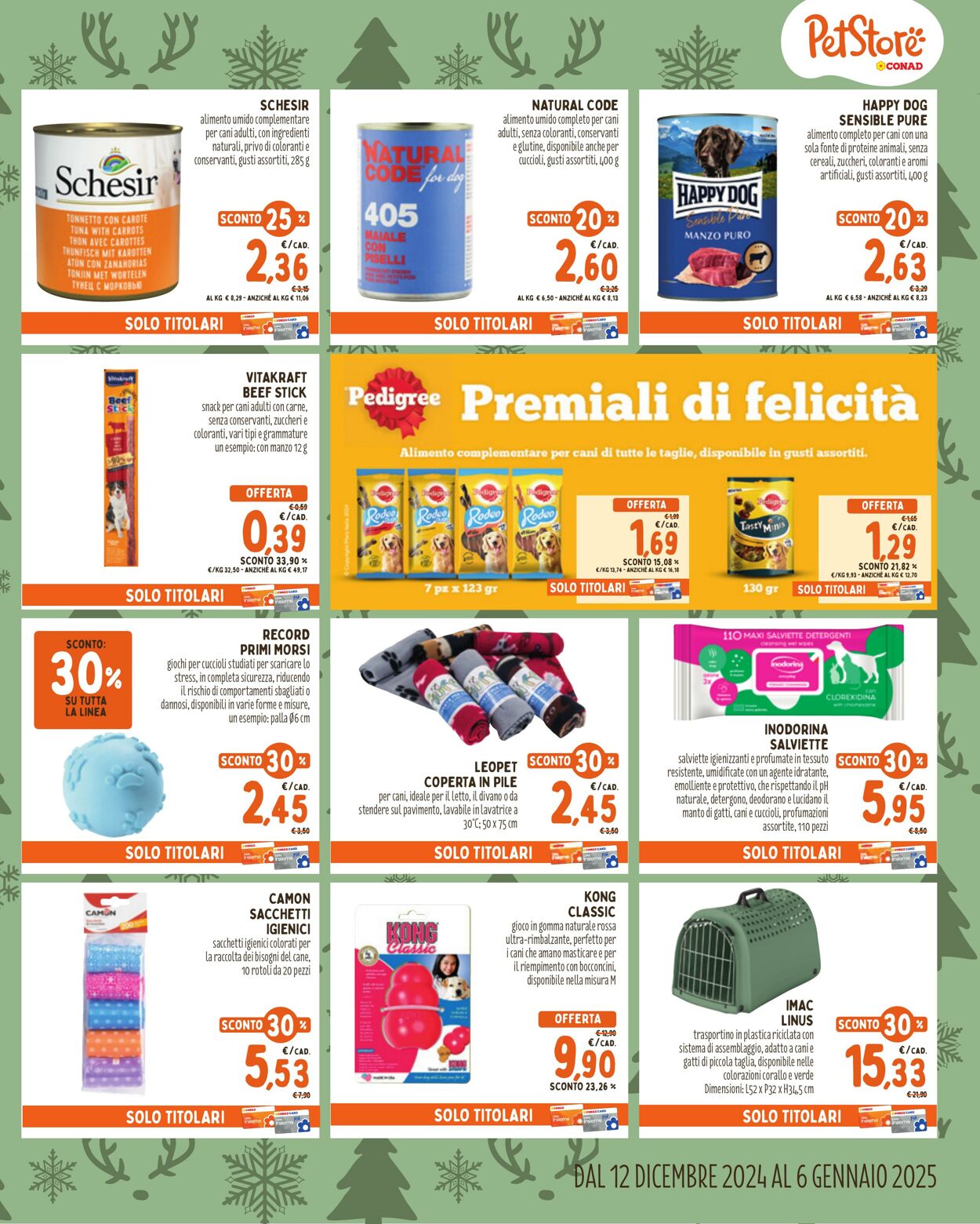 Volantino Conad 12.12.2024 - 06.01.2025