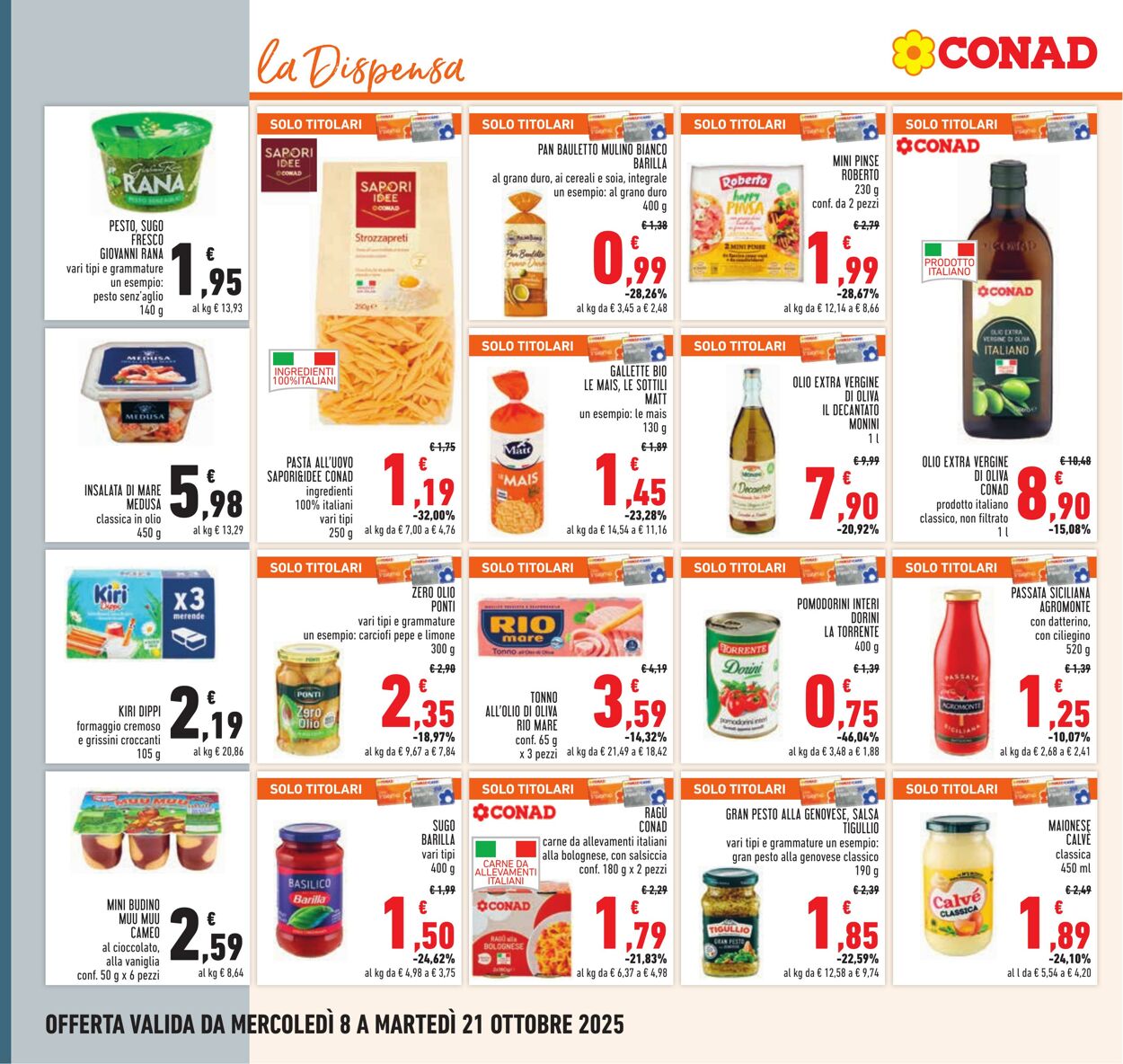 Volantino Conad 01.10.2025 - 01.10.2025