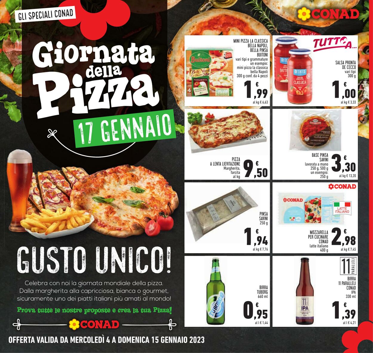 Volantino Conad 04.01.2023 - 15.01.2023