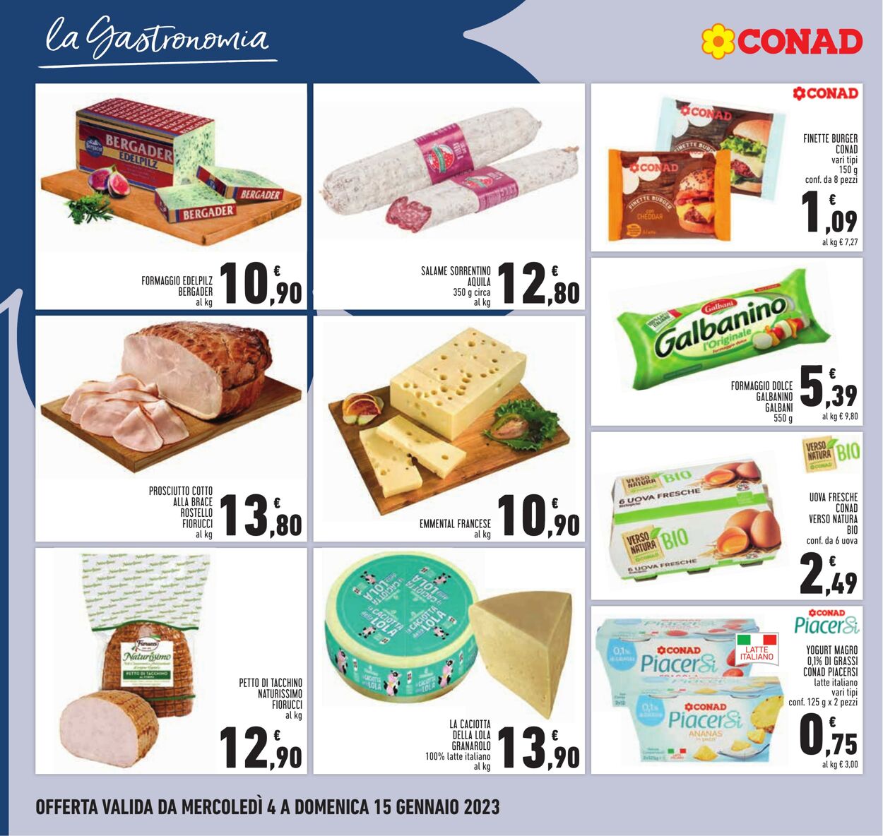 Volantino Conad 04.01.2023 - 15.01.2023