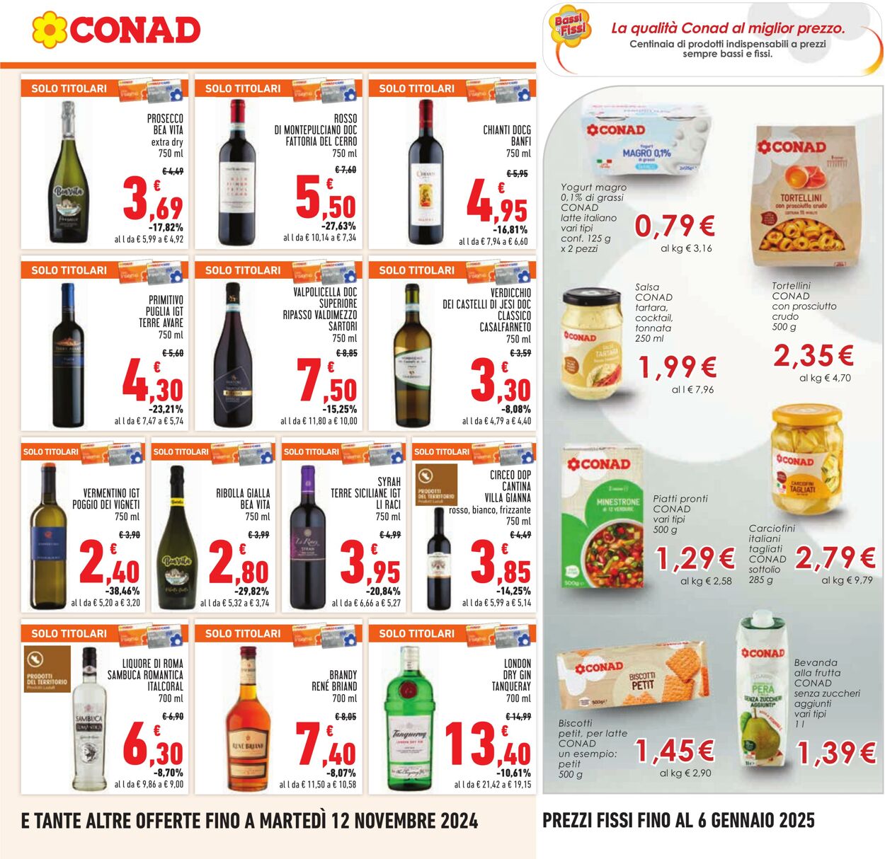 Volantino Conad 31.10.2024 - 09.11.2024