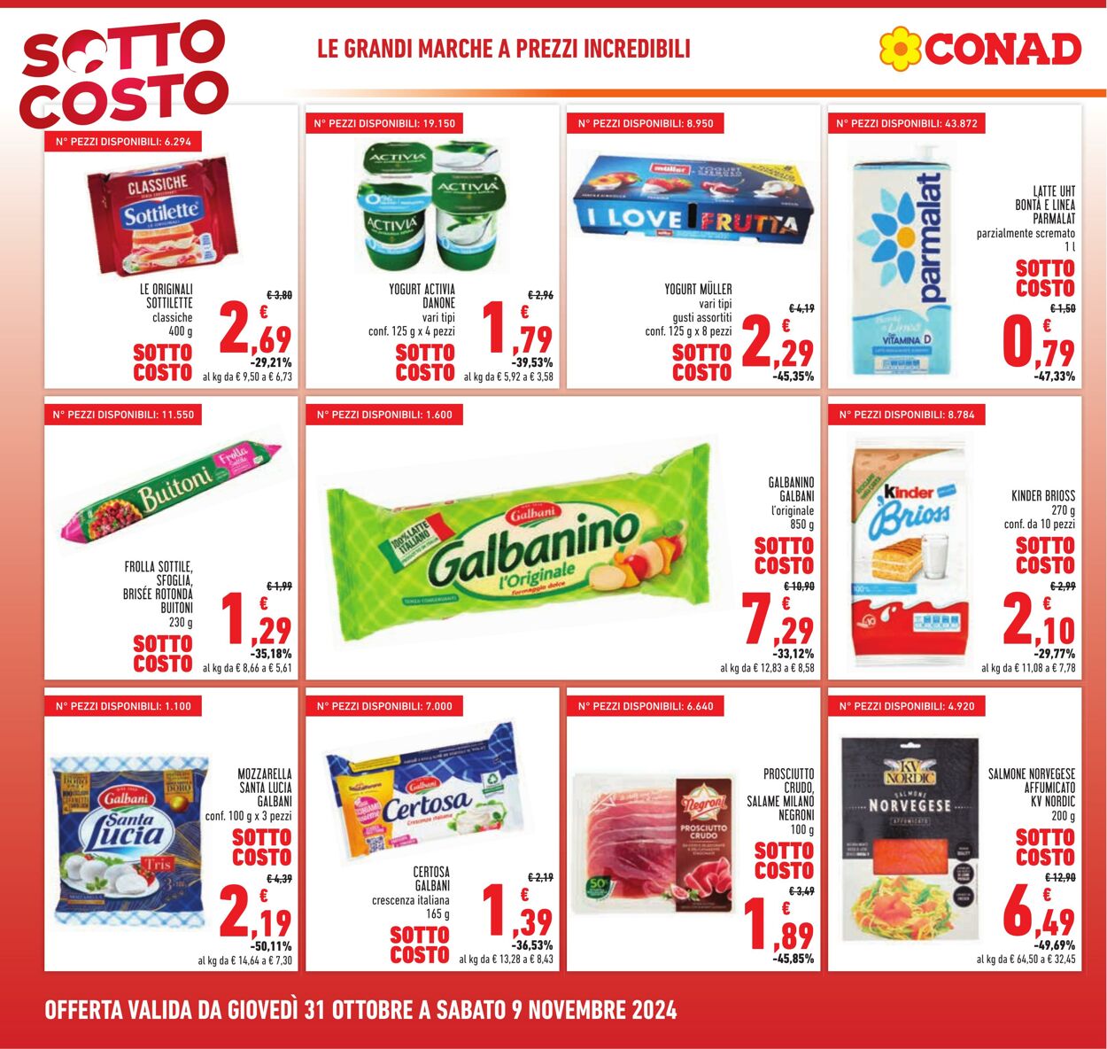 Volantino Conad 31.10.2024 - 09.11.2024