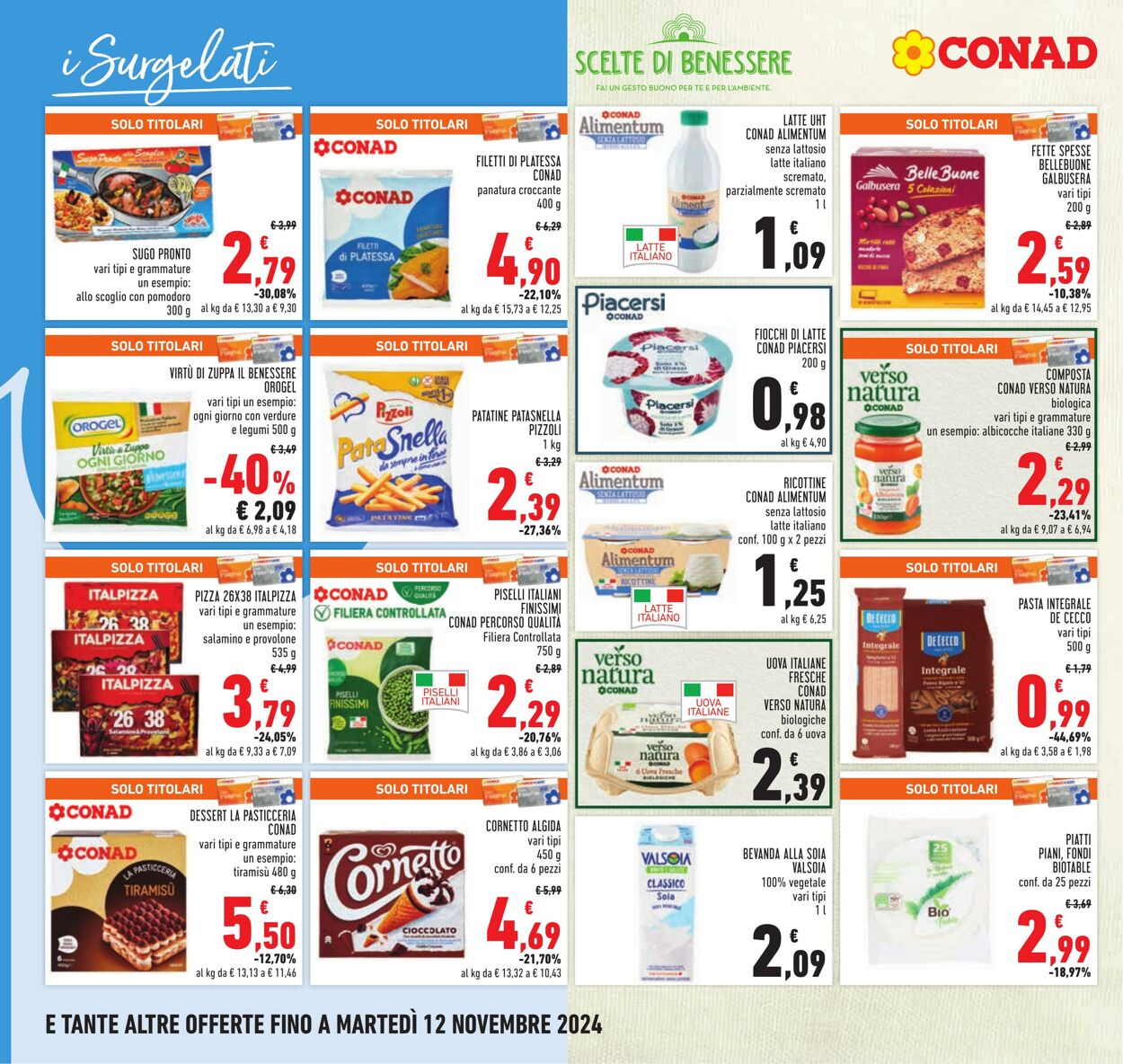 Volantino Conad 31.10.2024 - 09.11.2024