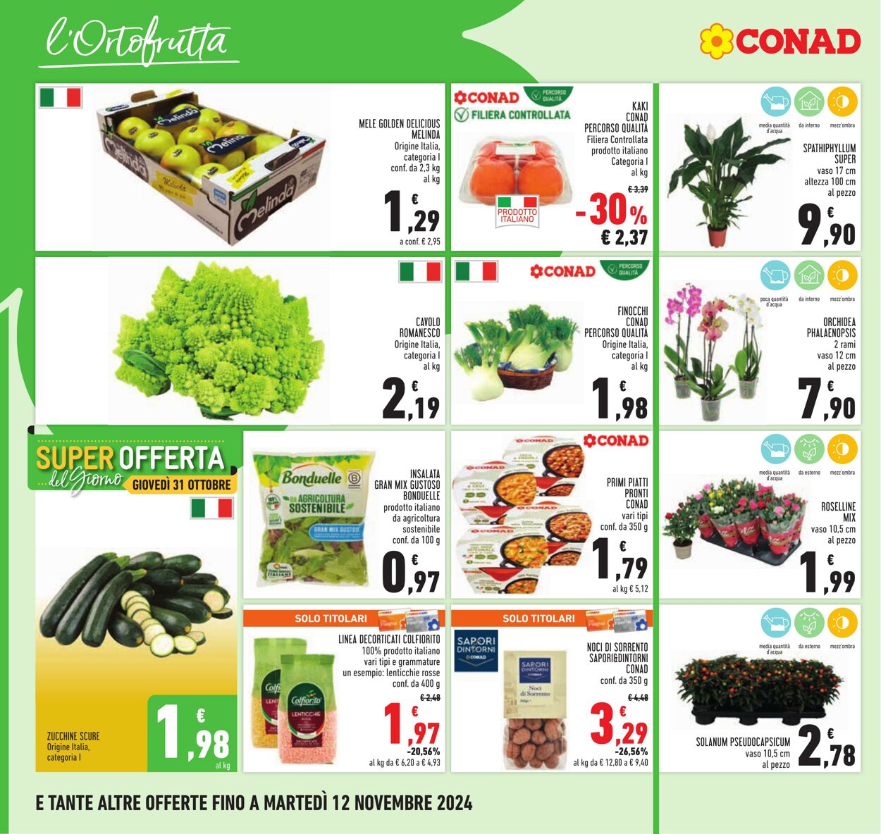 Volantino Conad 31.10.2024 - 09.11.2024