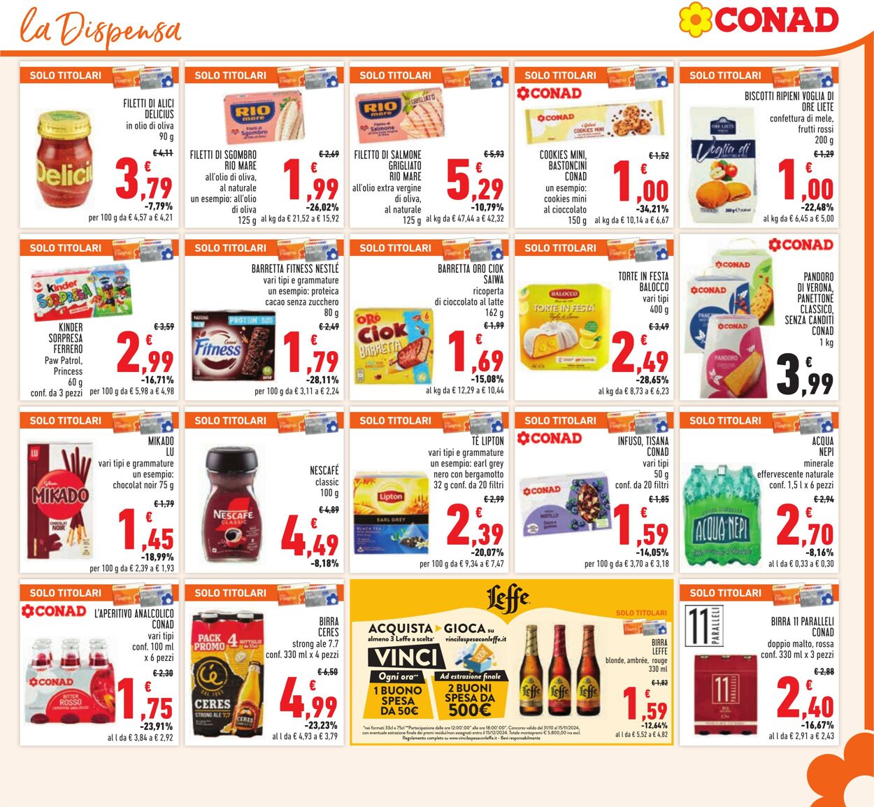 Volantino Conad 31.10.2024 - 09.11.2024