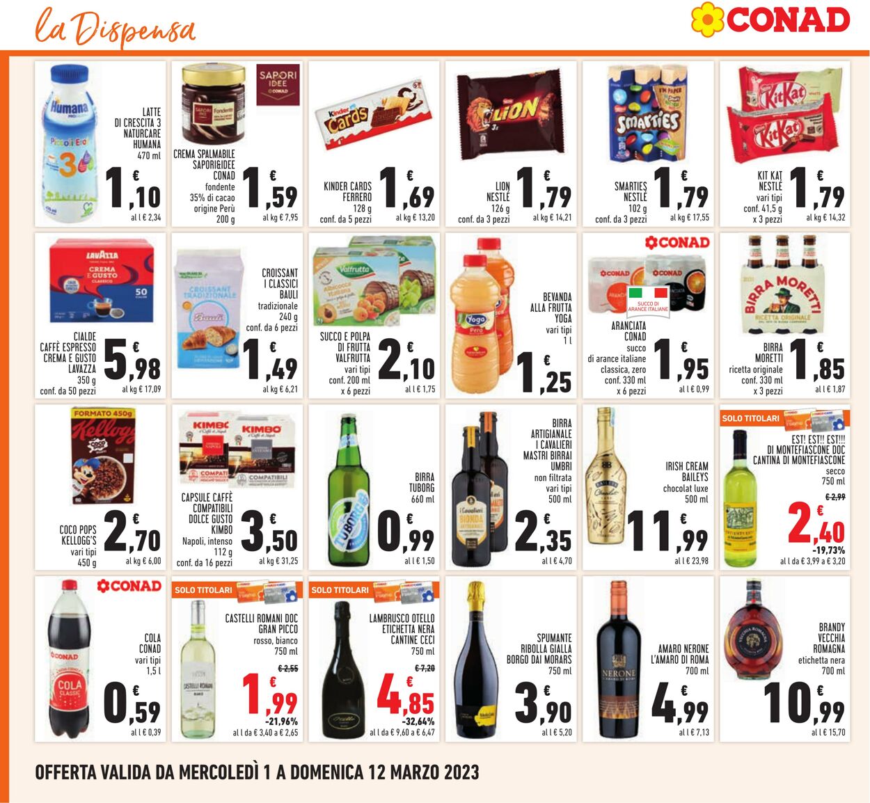 Volantino Conad 01.03.2023 - 12.03.2023