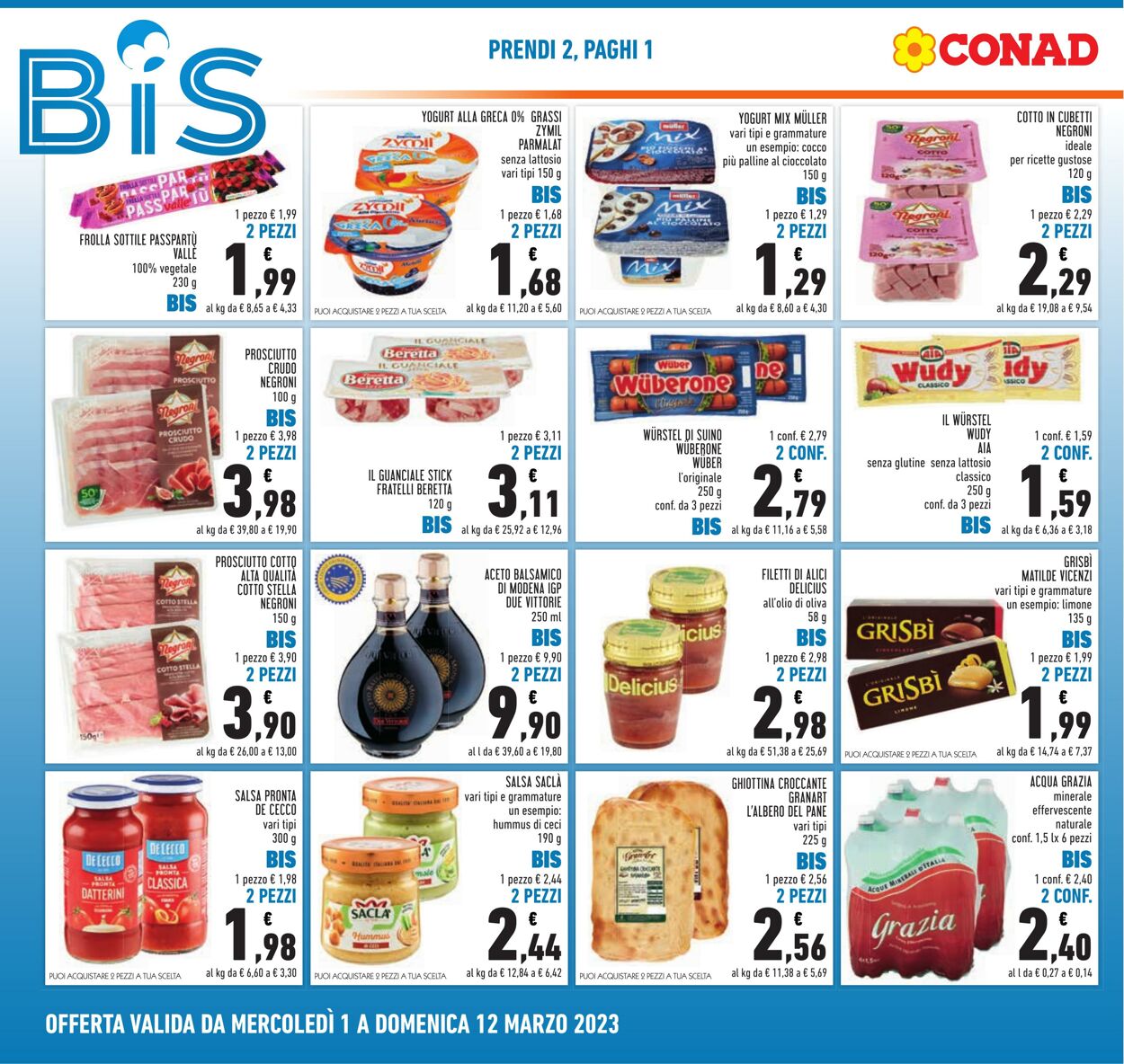 Volantino Conad 01.03.2023 - 12.03.2023