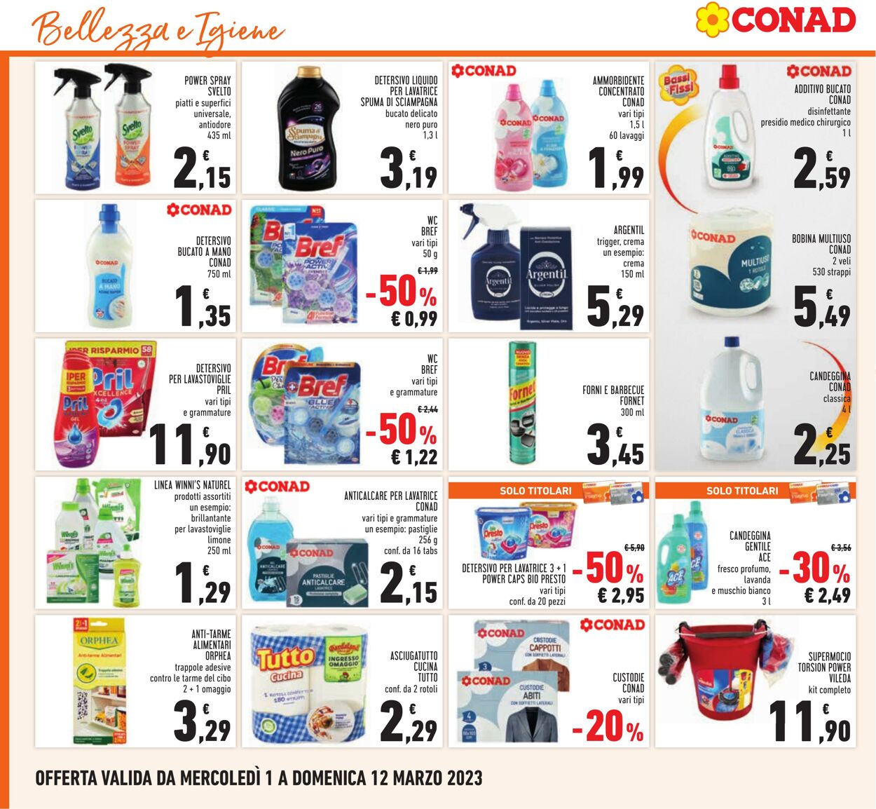 Volantino Conad 01.03.2023 - 12.03.2023