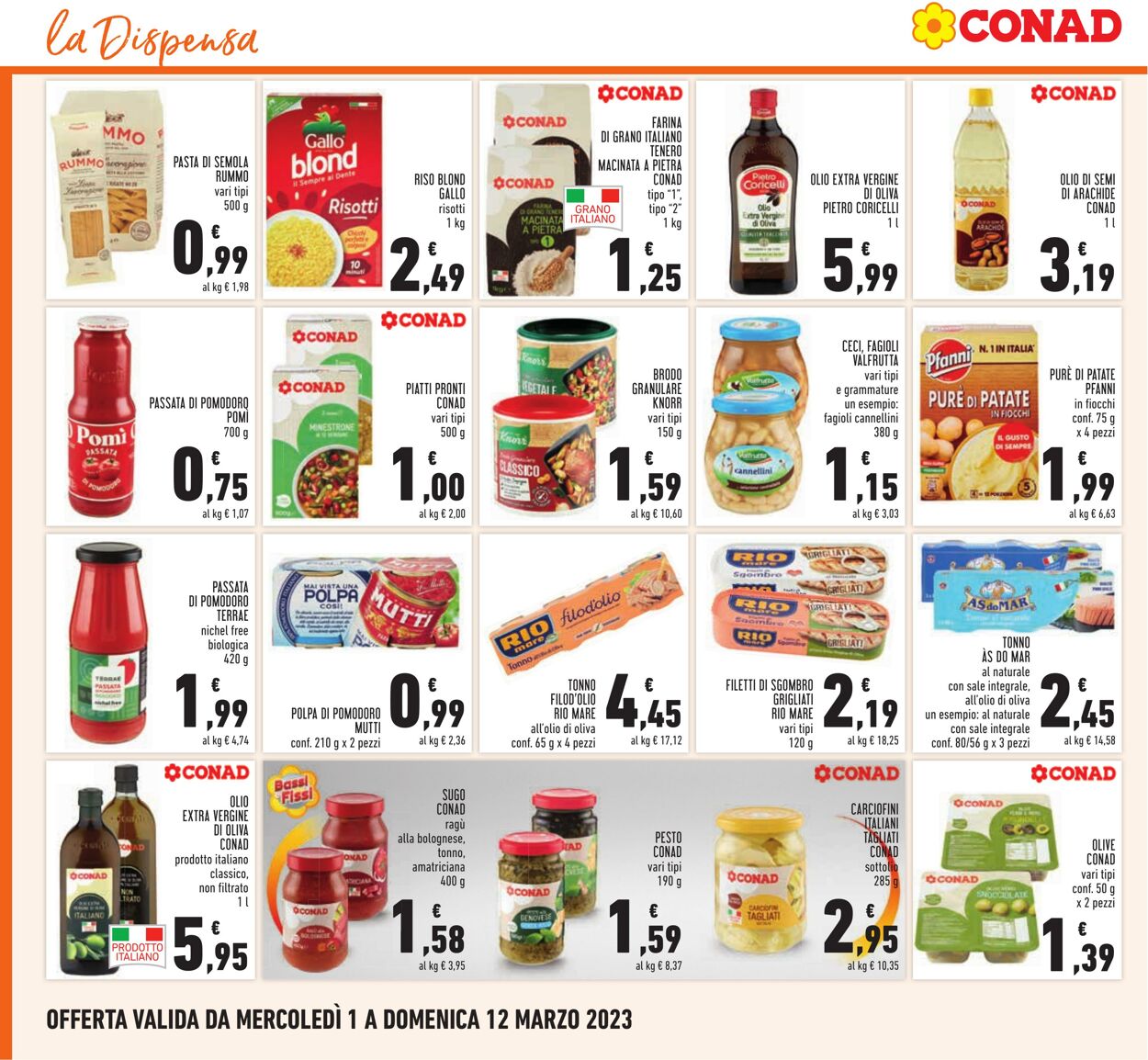 Volantino Conad 01.03.2023 - 12.03.2023