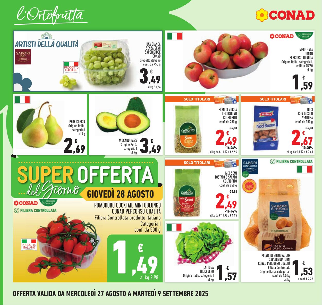 Volantino Conad 23.08.2025 - 23.08.2025