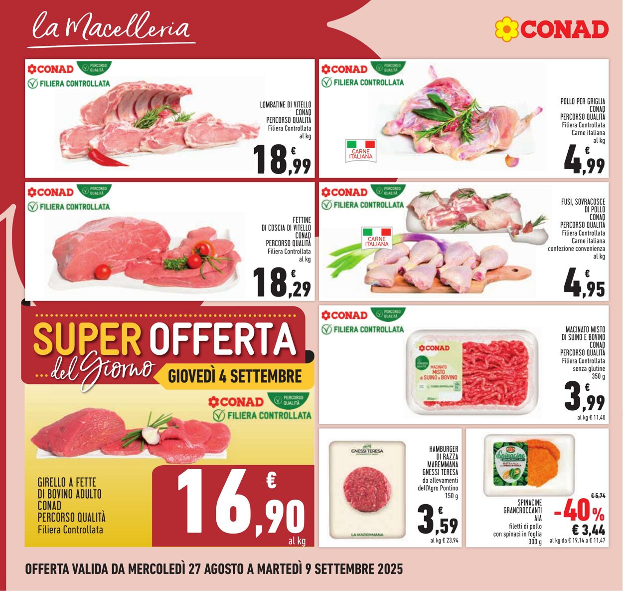 Volantino Conad 23.08.2025 - 23.08.2025