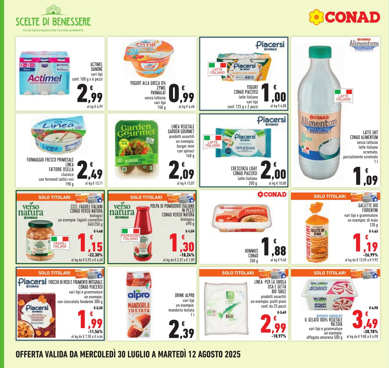 Volantino Conad 09.08.2025 - 09.08.2025