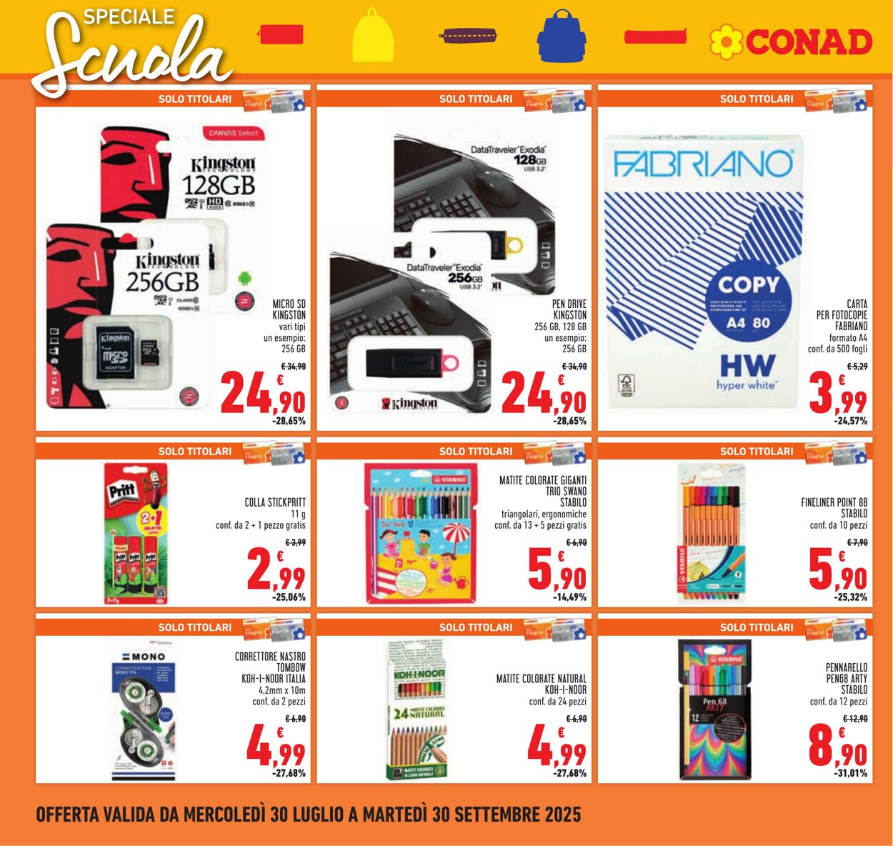 Volantino Conad 09.08.2025 - 09.08.2025