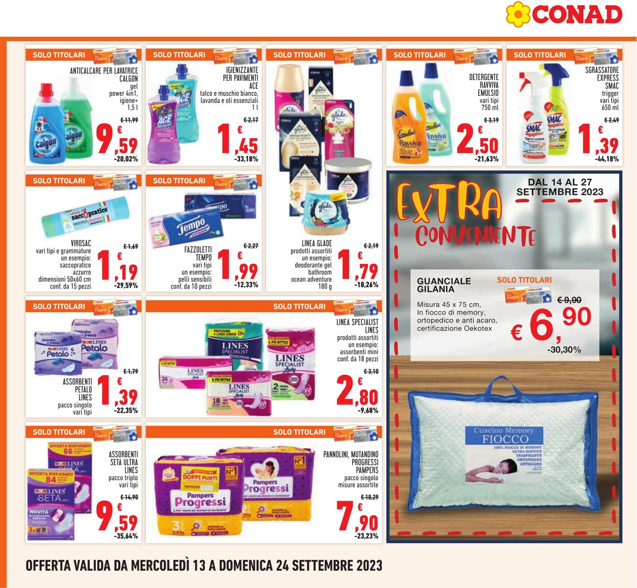 Volantino Conad 13.09.2023 - 24.09.2023