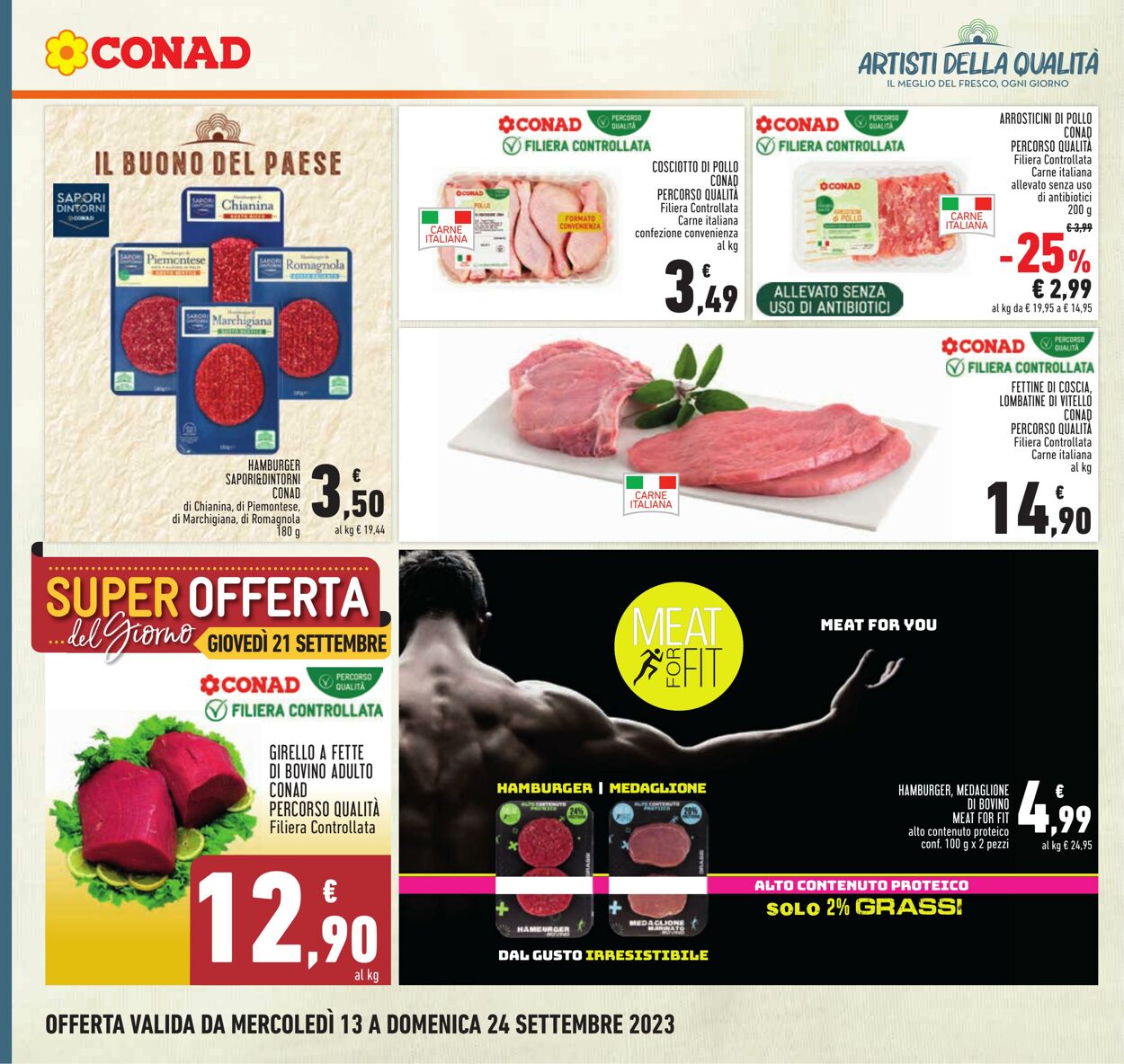 Volantino Conad 13.09.2023 - 24.09.2023